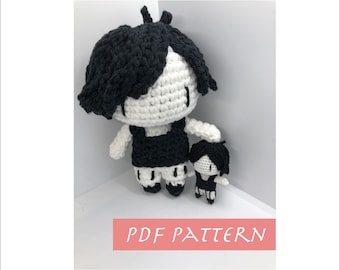 Omori Crochet Pattern | Omori Amigurumi | Omori Plush Crochet Pattern