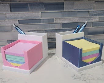 Desk Organizer with removeable box. Holds phone, pens, post-it notes, anything. 3D Printed. Organize your desk space today.