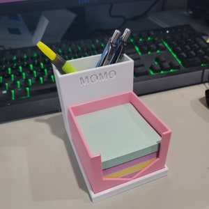 Schreibtisch Organizer mit entnehmbarer Box. Größerer Stifthalter für 2-3 Personalisierungslinien Bild 3