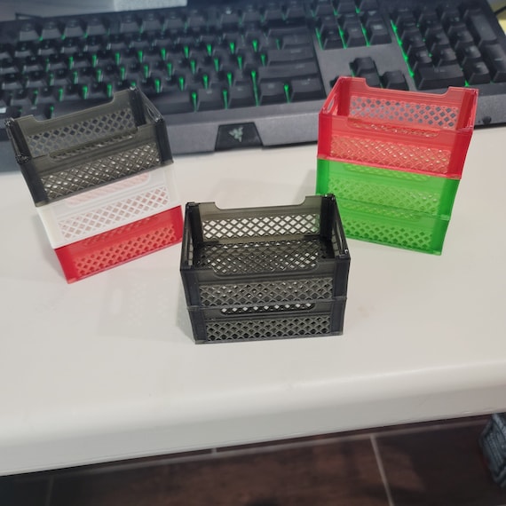 Mini Stackable Storage Crate | Mini Bread Crate | Multi-Use Storage