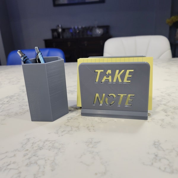 Note Pad Holder | Desk Organizer | Teacher's Desk | Receptionist Desk | Home | Office