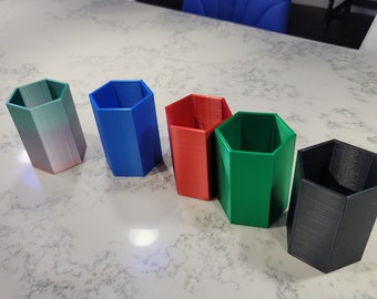 3D Printed Pen Holder | Vanity Cup | Pen Pot | Pencil Holder | Planter | Brush Holder