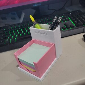 Schreibtisch Organizer mit entnehmbarer Box. Größerer Stifthalter für 2-3 Personalisierungslinien Bild 4