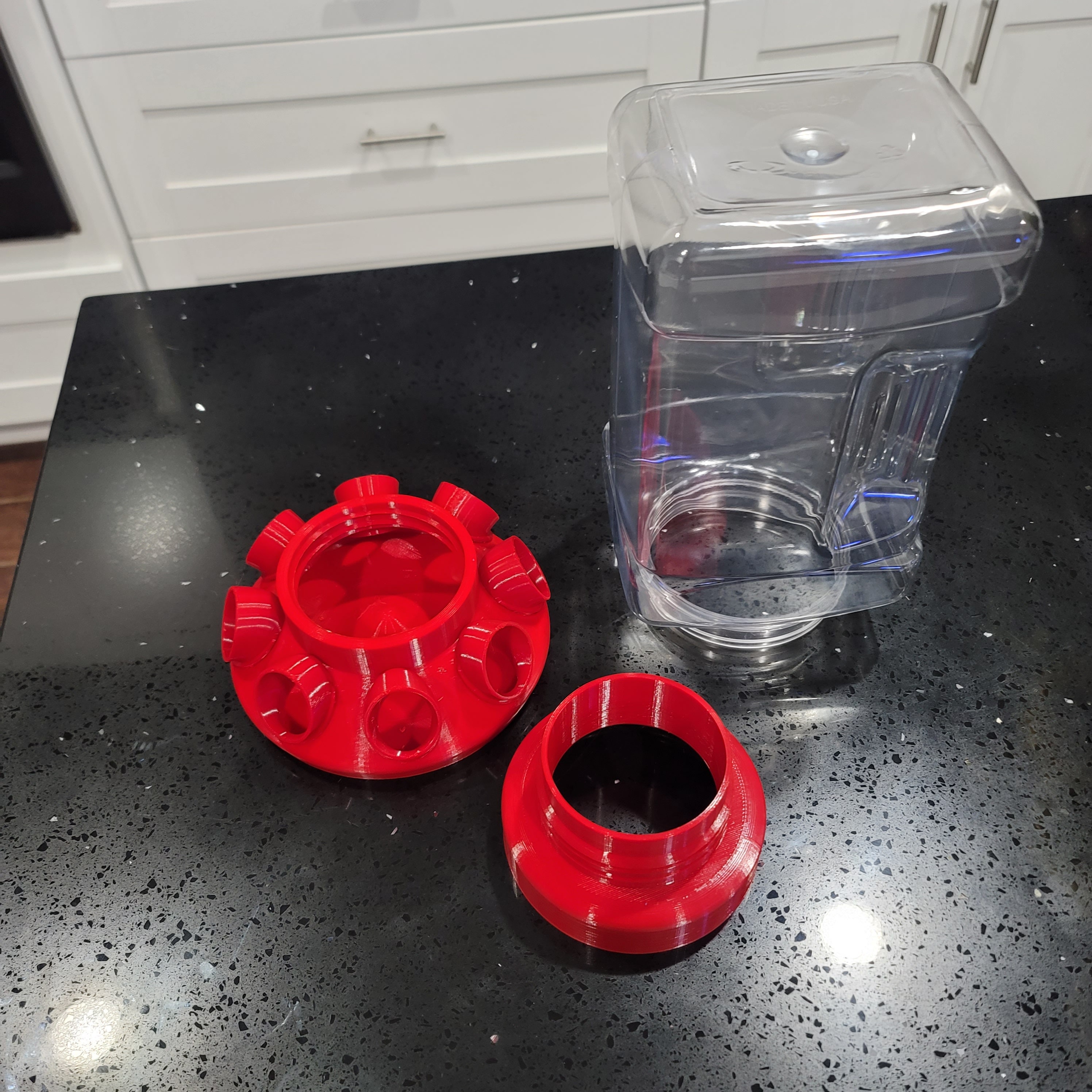 Quail & Chick Feed Saver Port Made in USA 3D Printed Reduces Food Waste and  Saves Money DIY Bucket Pail Bin Container 