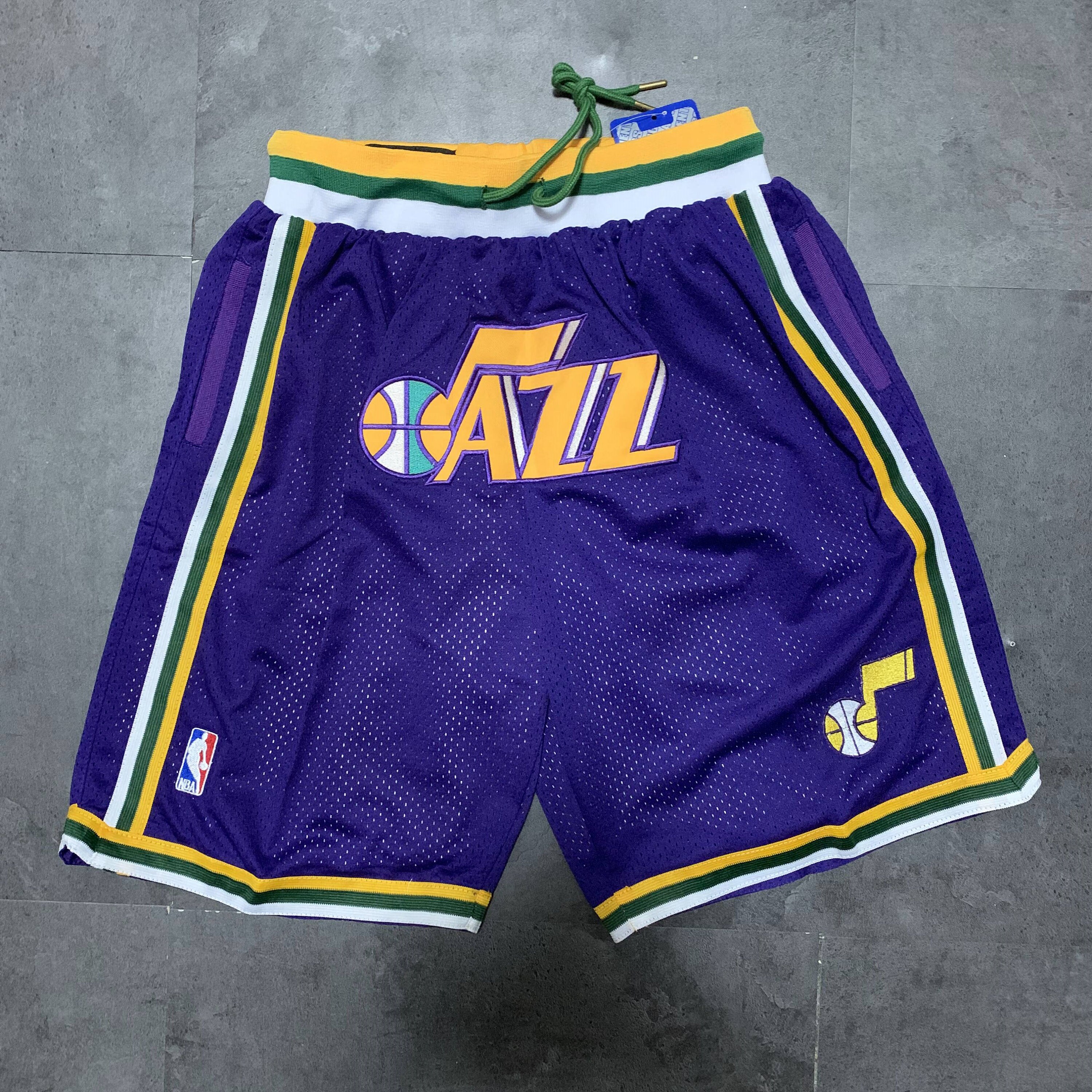 Utah Jazz Vintage Basketball Shorts Men's Pants NWT Etsy