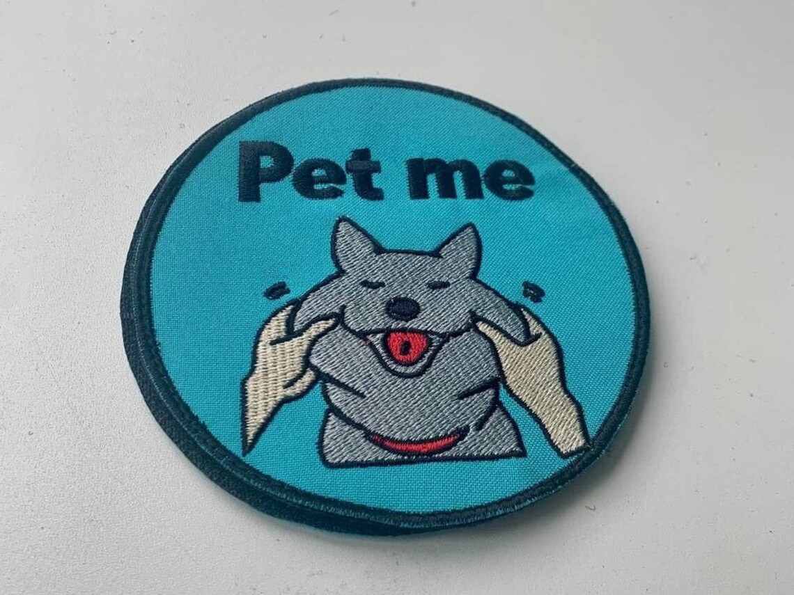 Velcro sign for dogs leash PET ME Etsy