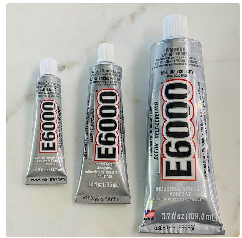 E6000 9ml 14ml 29ml 59ml 110ml glue Industrial Strength Adhesive Small Medium Large Tube Rhinestone Glue Jewellery UK Stock FREE UK shipping