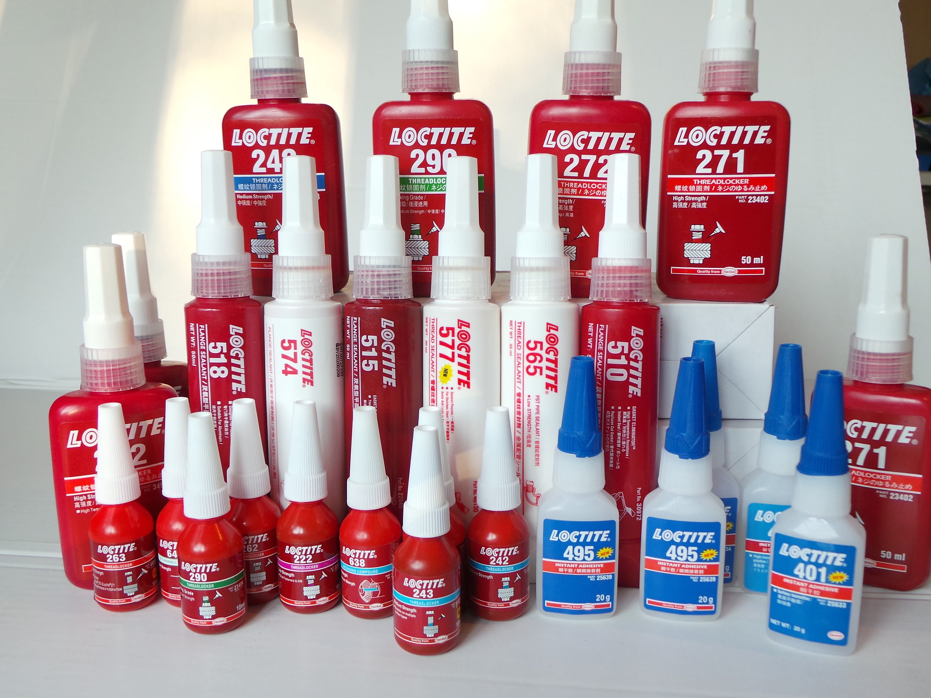 LOCTITE 222 242/243/262/263/270/271/272/277/2701/290/2400/2700 50ml