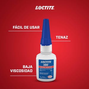 Adhesivo instantáneo LOCTITE 380, negro endurecido, 20 ml