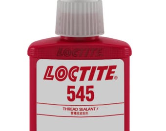 LOCTITE 545 10ml 50ml  is a pipe thread sealant designed for locking and sealing of metal pipes and fittings. It is specially formulated