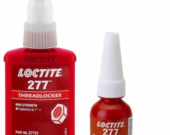 LOCTITE 277 10ml 50mlは、赤色の高強度、高粘度のねじロック接着剤で、特に大型のボルトやスタッドに適しています。