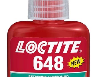 LOCTITE 648 Retaining Compound, High Strength, Low Viscosity (10ml 50ml)