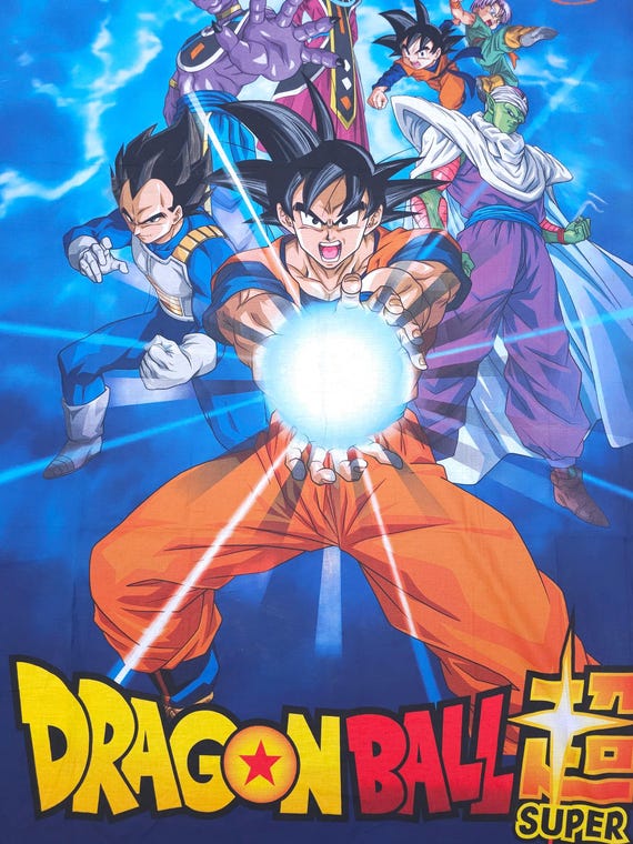 Dragon Ball Z 100% Cotton - 2.80m Panel - Etsy