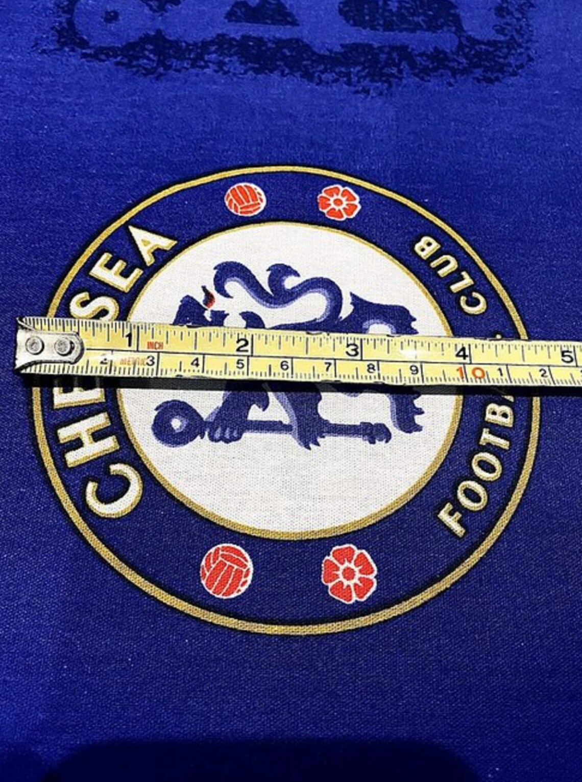 Chelsea Football Club Fabric remnant 69 wide 100 Etsy