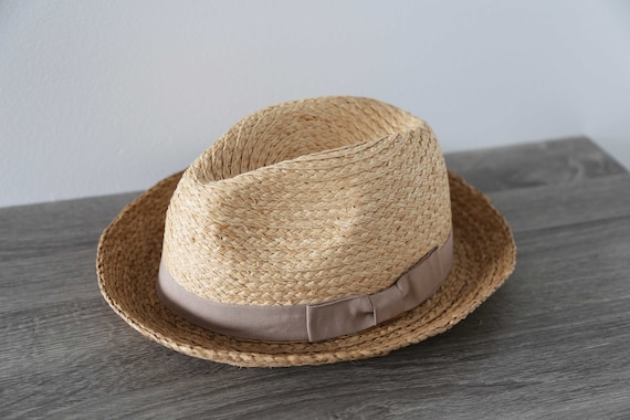 Natural Raffia Straw Western cowboy hat, unisex straw hat, retro hat, sun hat, summer hat, travel hat, multiple colors, woman hat, man hat
