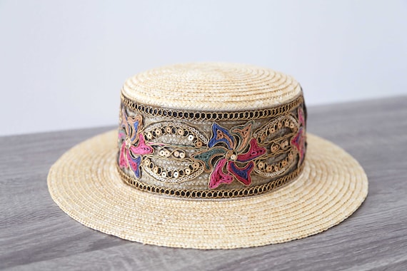 Natural straw Ethnic styles hat, fashion summer hat, boho, summer hat, beach hat, vacation hat, sun hat, woman hat, travel hat