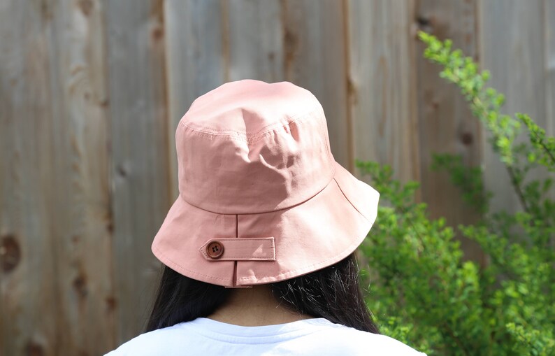 Button bucket hat, Unisex, Cotton hat, Casual hat, Reversible, Sun Protection, Fishing Hat, Multiple color, billabong hat, urban outfitters image 5