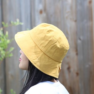 Button bucket hat, Unisex, Cotton hat, Casual hat, Reversible, Sun Protection, Fishing Hat, Multiple color, billabong hat, urban outfitters image 7