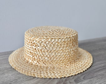 Natural Straw Unisex Strohhut, Herrenhut, Damenhut, Sommerhut, Strandhut, Reisehut