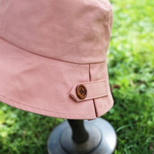 Button bucket hat, Unisex, Cotton hat, Casual hat, Reversible, Sun Protection, Fishing Hat, Multiple color, billabong hat, urban outfitters image 8