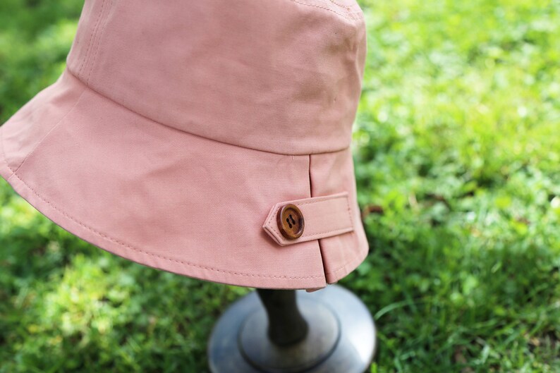 Button bucket hat, Unisex, Cotton hat, Casual hat, Reversible, Sun Protection, Fishing Hat, Multiple color, billabong hat, urban outfitters image 8