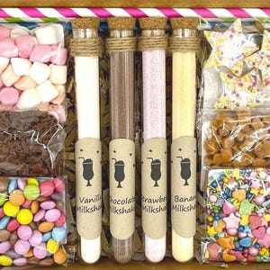 Luxury MILKSHAKES Gift, Birthday, Unicorn, Chocolate Hamper, Children, Teens Gift, Ready for Christmas. Stocking Filler,