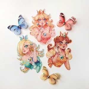 Peach Princesses Makeup Stickers