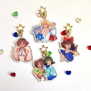 Fantasy Animation Movies Acrylic Keychains