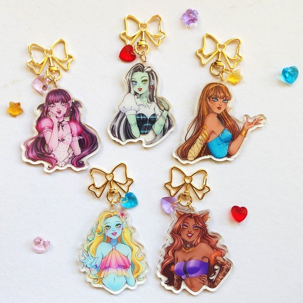 Monster Girls Keychain