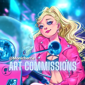 Art Commission | Digital Illustration Anime Cartoon Style Custom Drawing