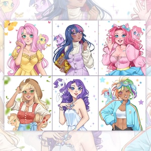 Pony Girls Anime Bishoujo  Prints