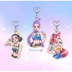 Kpop Demon Hunters Keychains