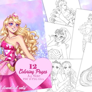 Doll Princess Coloring Pages