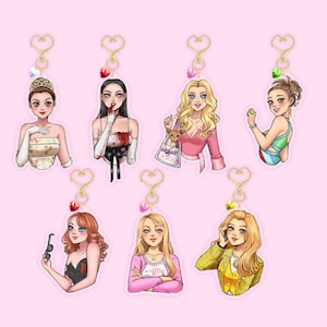 Chick Flick Keychains