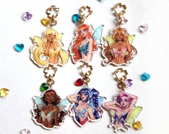 Butterfly Fairies Keychains
