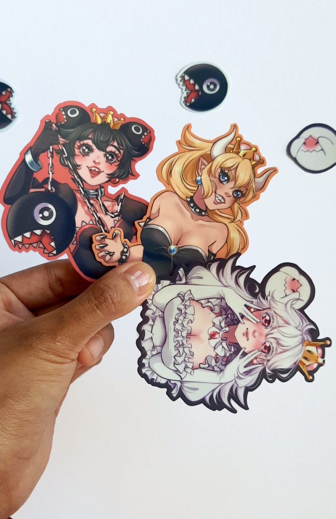 Bowsette, Boosette & Chompette Stickers - Etsy