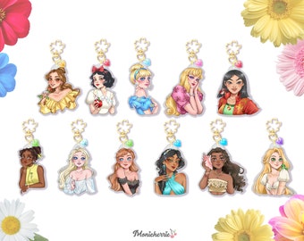 Classic Princesses Acrylic Keychains