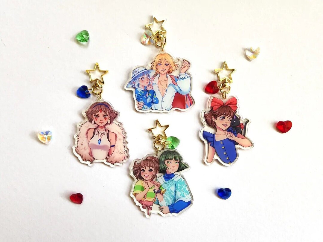 Fantasy Animation Movies Acrylic Keychains - Etsy