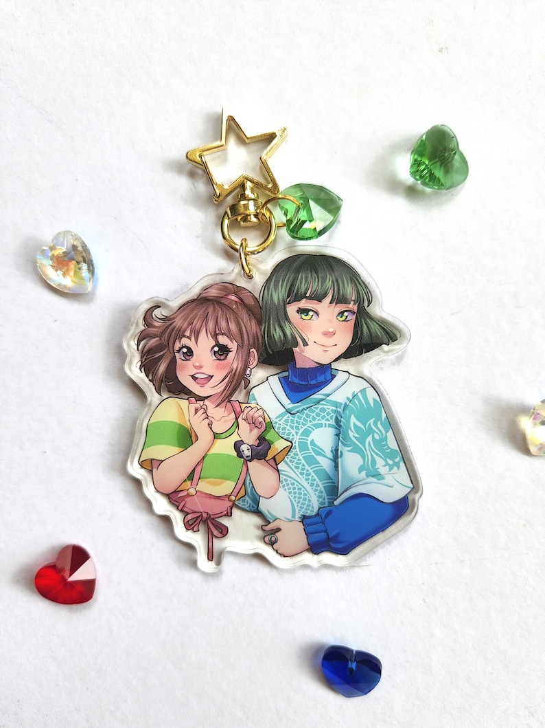 Fantasy Animation Movies Acrylic Keychains - Etsy