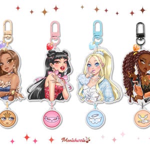 Brat Dolls Acrylic Keychains