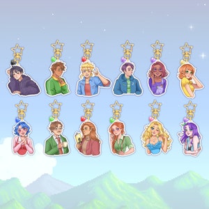 Stardew Valley Inspired Acrylic Keychains | Bachelors and Bachelorettes