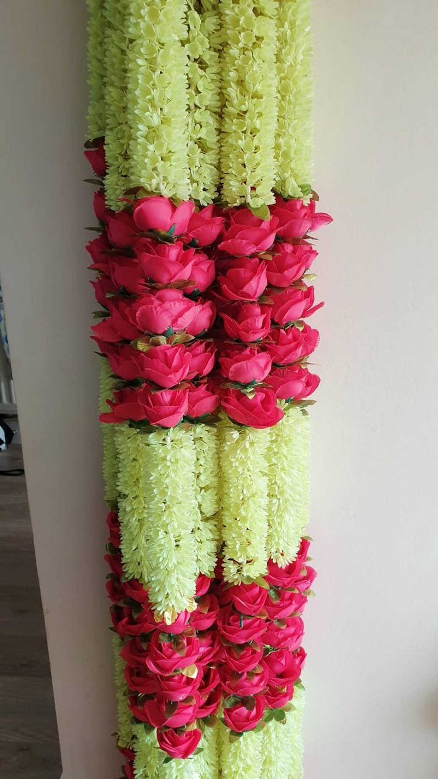 Jasmine with Roses artificial Garland wedding Decoration Etsy