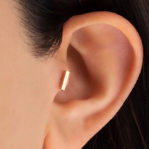 Bar Piercing, Bar Earring, Conch Piercing, Helix Piercing, Rook Piercing, Septum Jewelry, Cartilage Earring, Tragus Earring