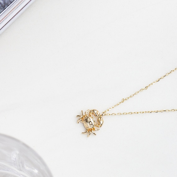 gold crab necklace products for sale | eBay