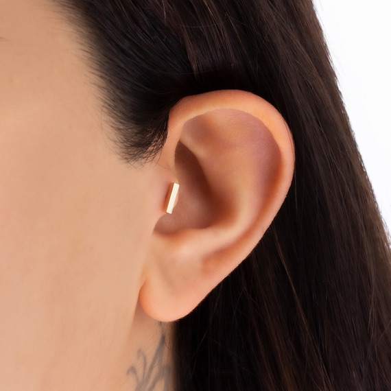 Bar Piercing, Bar Earring, Conch Piercing, Helix Piercing, Rook Piercing, Septum Jewelry, Cartilage Earring, Tragus Earring