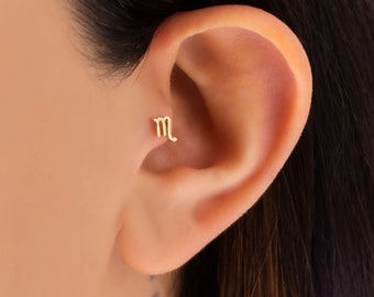 VIRGO Black Wood Organic Zodiac Ear Jewelry 12mm Price Per 1 31mm VIRGO Black Wood Organic Zodiac Ear Jewelry 12mm Price Per 1 31mm