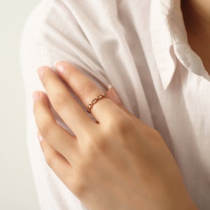 Evil Eye Ring, Evil Eye Ring Gold, 14k Evil Eye Ring, Delicate Evil Eye Ring, Dainty Ring, Unique Evil Eye Band Ring, Best Stacking Ring