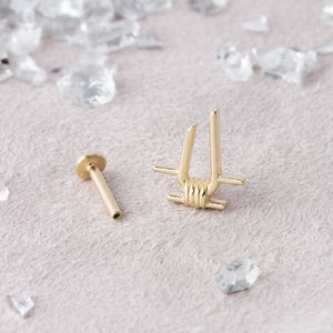 Piercing Jewelry, Tragus Piercing, Helix Piercing Jewelry, Cartilage Piercing, Industrial Piercing, 21st Birthday Gift, Social Worker Gift