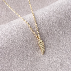 Angel Wings, Engraved Angel Wing Charm, Mom Angel Wing Necklace, Gold Wing Necklace, Angel Wing Pendant, Angel Wing Charm, Mothers Day Gift