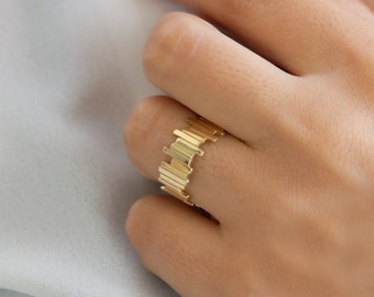 Men's Gold Electroplated CZ Ring 8.36 Grams Size 9.75 NEW | eBay